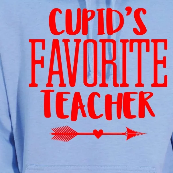 Cupid's Favorite Teacher Unisex Surf Hoodie