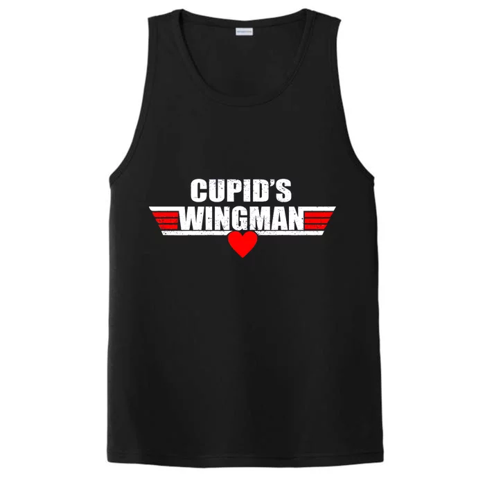 Cupid's Wingman Valentine's Day Performance Tank