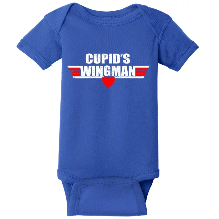 Cupid's Wingman Valentine's Day Baby Bodysuit