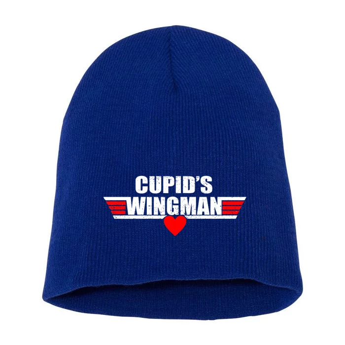 Cupid's Wingman Valentine's Day Short Acrylic Beanie