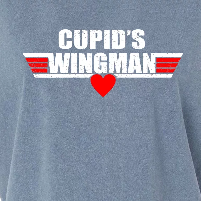 Cupid's Wingman Valentine's Day Garment-Dyed Women's Muscle Tee