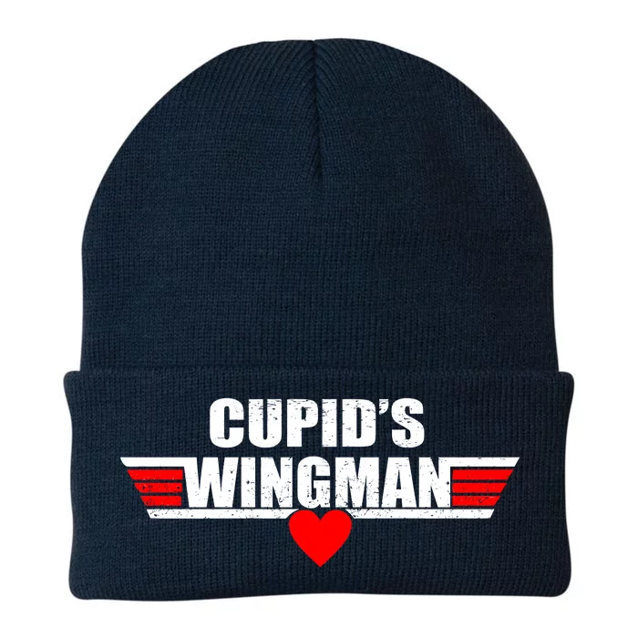 Cupid's Wingman Valentine's Day Knit Cap Winter Beanie