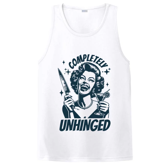 Completely Unhinged Retro Graphic Vintage 90s Performance Tank