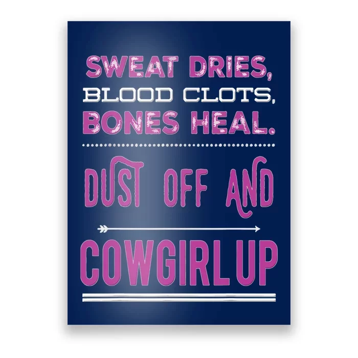 Cowgirl Up Rodeo Horse Lover For Women Poster