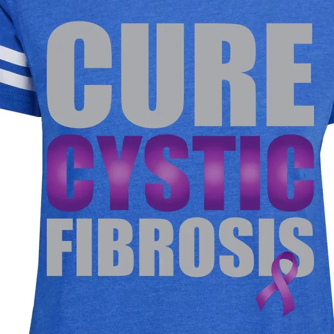 Cure Cystic Fibrosis Enza Ladies Jersey Football T-Shirt