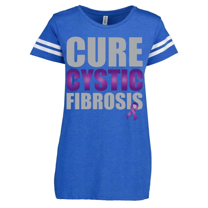 Cure Cystic Fibrosis Enza Ladies Jersey Football T-Shirt