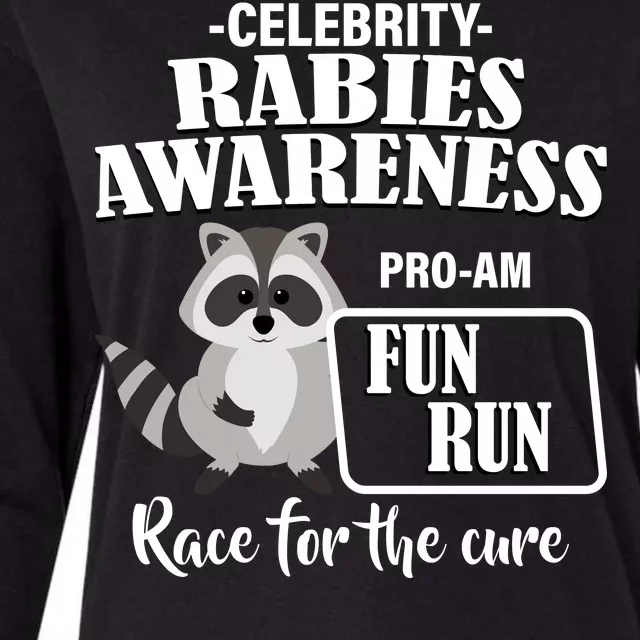 Cure For Rabies Fun Run Womens Cotton Relaxed Long Sleeve T-Shirt