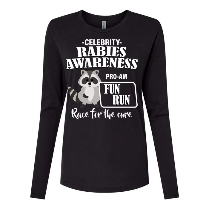 Cure For Rabies Fun Run Womens Cotton Relaxed Long Sleeve T-Shirt