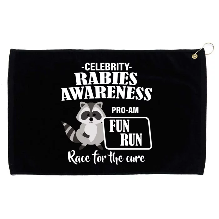 Cure For Rabies Fun Run Grommeted Golf Towel