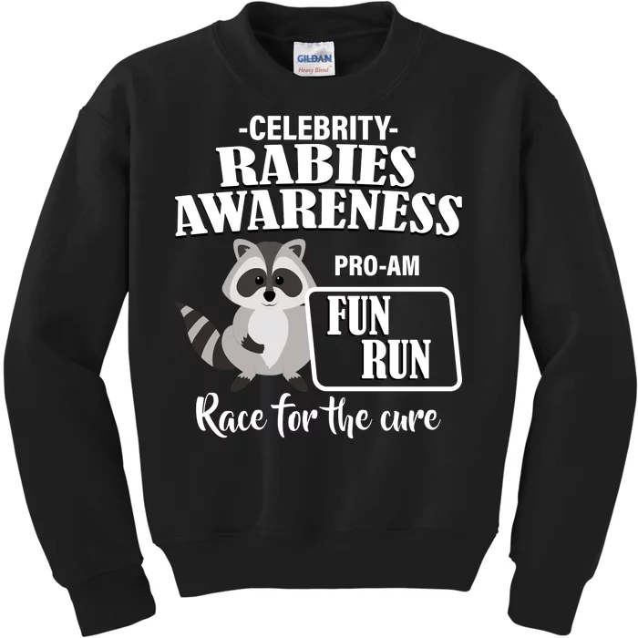 Cure For Rabies Fun Run Kids Sweatshirt