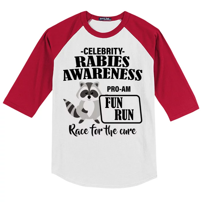 Cure For Rabies Fun Run Kids Colorblock Raglan Jersey