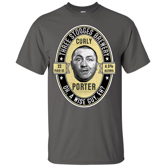 Curly Porter Three Stooges Tall T-Shirt