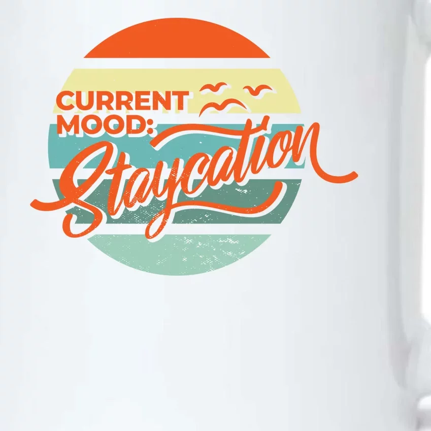 Current Mood Staycation Black Color Changing Mug