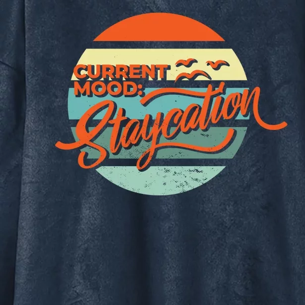 Current Mood Staycation Hooded Wearable Blanket