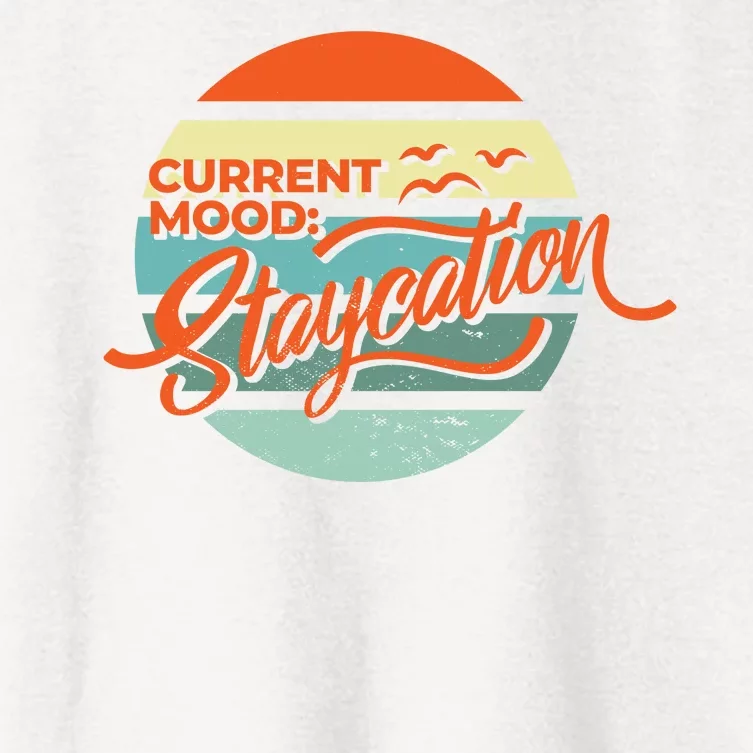 Current Mood Staycation Women's Crop Top Tee