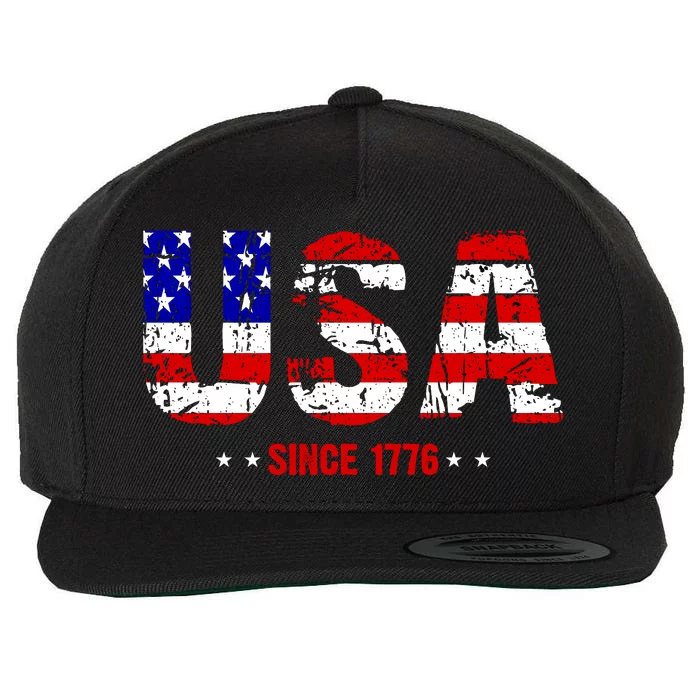 Chill Usa Since 1776 Wool Snapback Cap