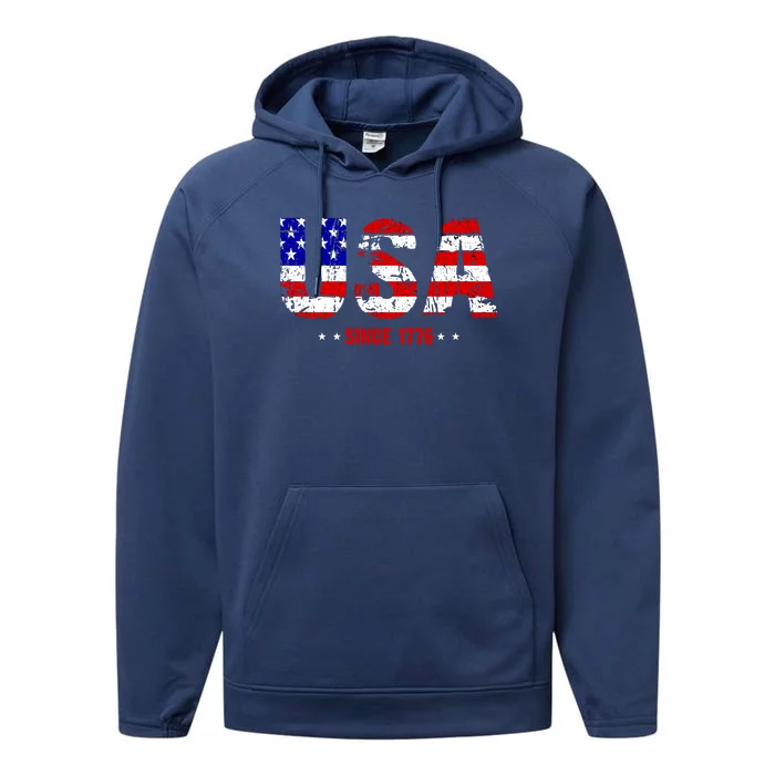 Chill Usa Since 1776 Performance Fleece Hoodie