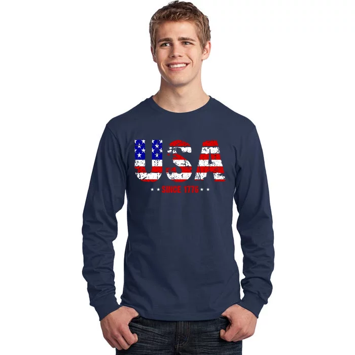 Chill Usa Since 1776 Tall Long Sleeve T-Shirt