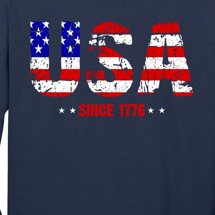 Chill Usa Since 1776 Tall Long Sleeve T-Shirt