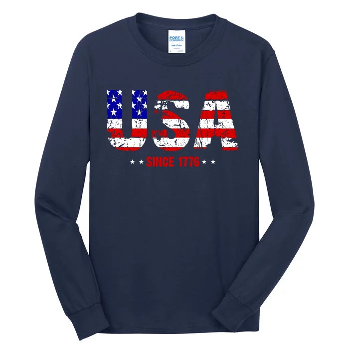 Chill Usa Since 1776 Tall Long Sleeve T-Shirt