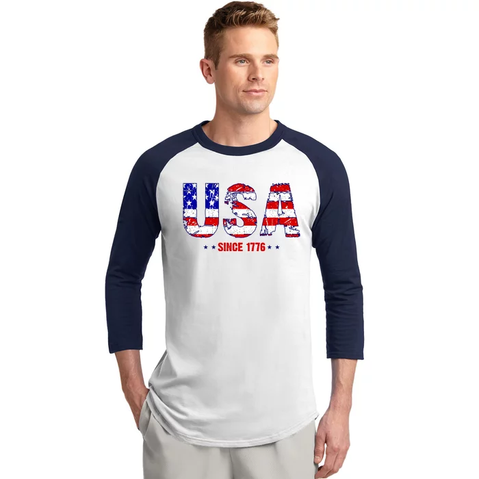 Chill Usa Since 1776 Baseball Sleeve Shirt