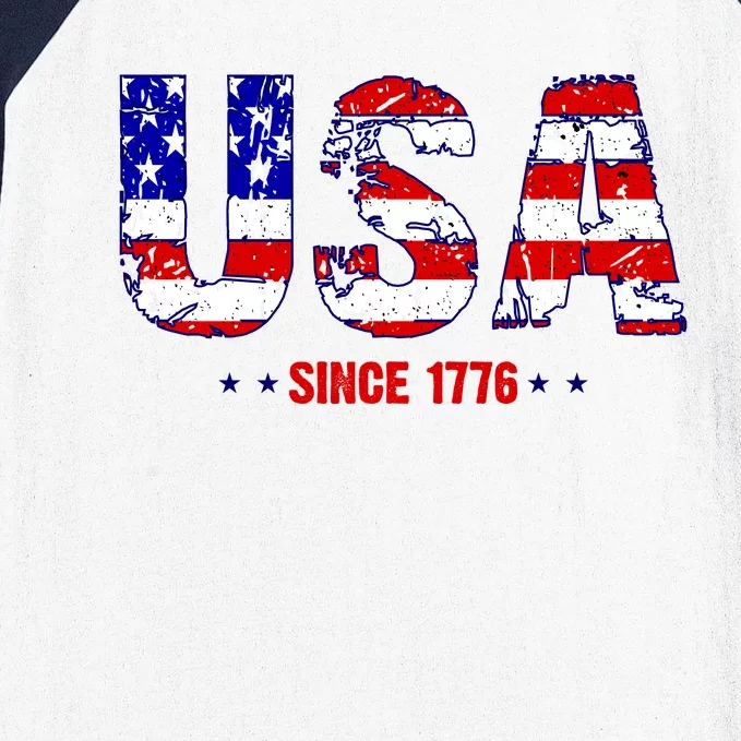 Chill Usa Since 1776 Baseball Sleeve Shirt