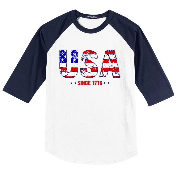 Chill Usa Since 1776 Baseball Sleeve Shirt