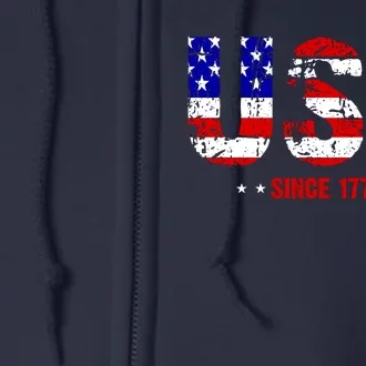 Chill Usa Since 1776 Full Zip Hoodie