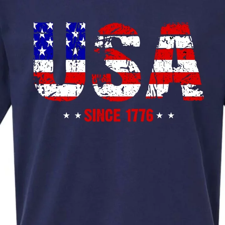 Chill Usa Since 1776 Sueded Cloud Jersey T-Shirt