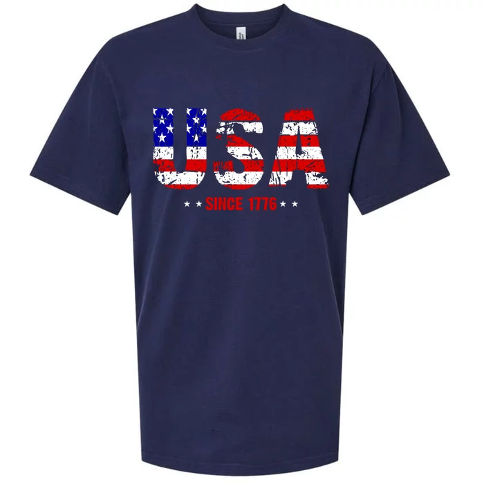 Chill Usa Since 1776 Sueded Cloud Jersey T-Shirt