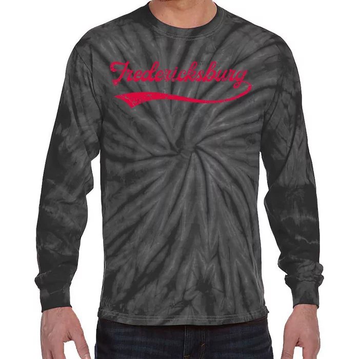 College University Style Fredericksburg National Baseball Tie-Dye Long Sleeve Shirt