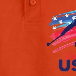 Curling USA Support The USA Flag Curl Clean Dry Zone Grid Performance Polo