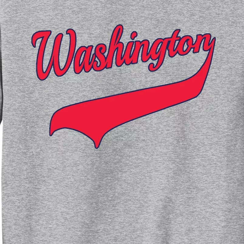 College University Style Washington National Baseball Sport Tall Sweatshirt