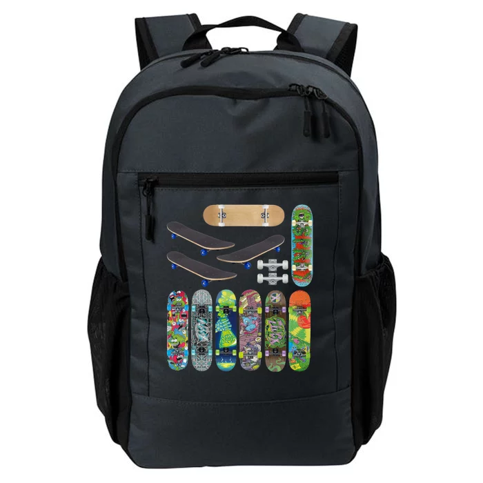 Cool Unique Skateboards Design Mash Up Daily Commute Backpack