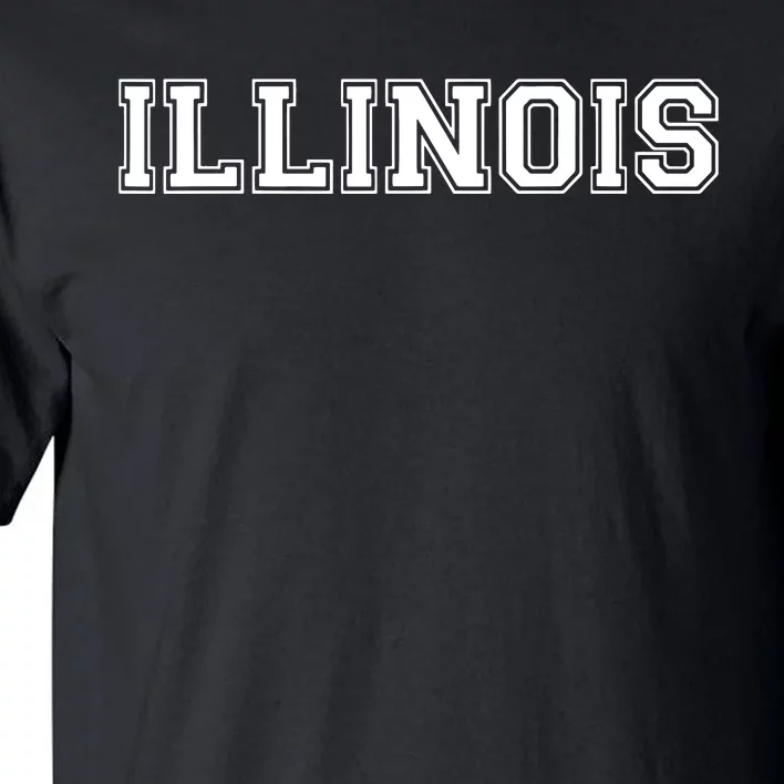 College University Style Illinois Sports Fan Gift Tall T-Shirt