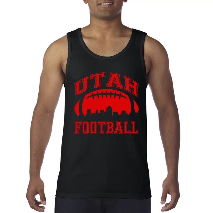 College University Style Utah Football Sports Gift Tank Top