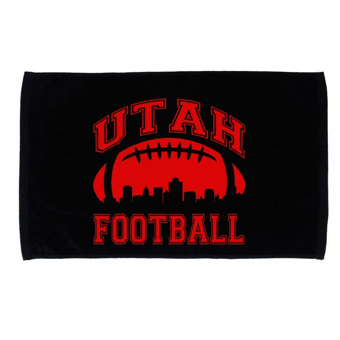 College University Style Utah Football Sports Gift Microfiber Hand Towel