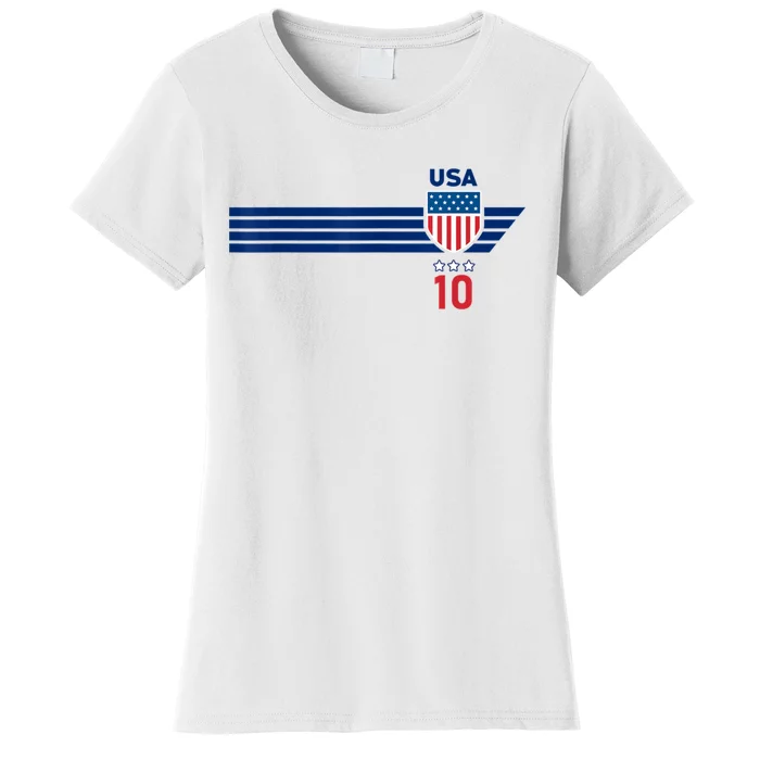 Teeshirtpalace Made in USA Soccer Team Flag T-Shirt