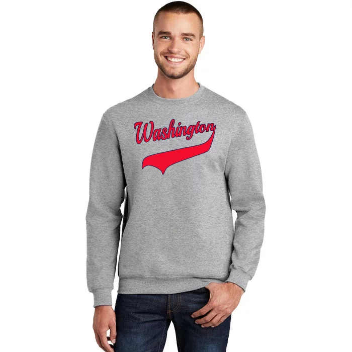 College University Style Washington National Baseball Tall Sweatshirt