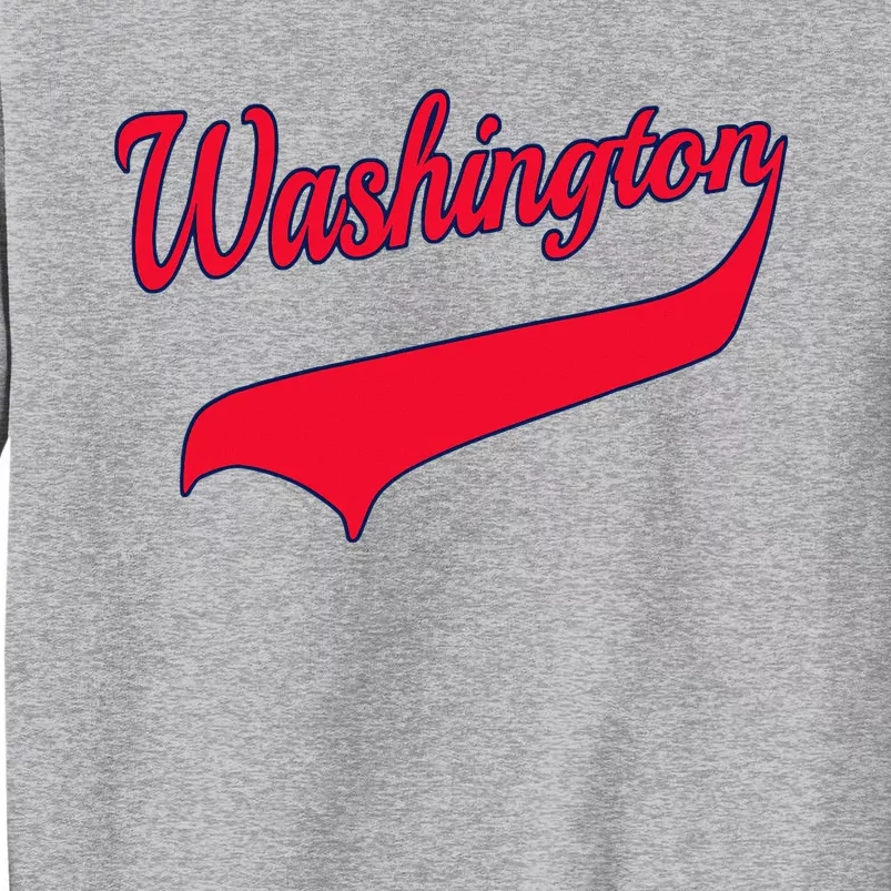 College University Style Washington National Baseball Tall Sweatshirt