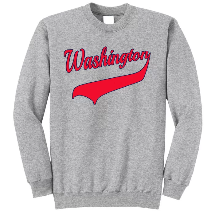 College University Style Washington National Baseball Tall Sweatshirt