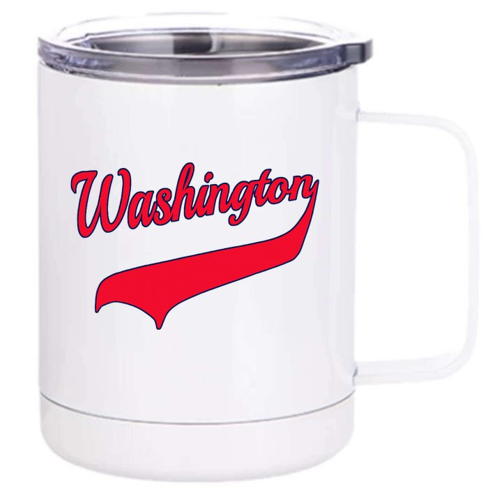 College University Style Washington National Baseball 12 oz Stainless Steel Tumbler Cup