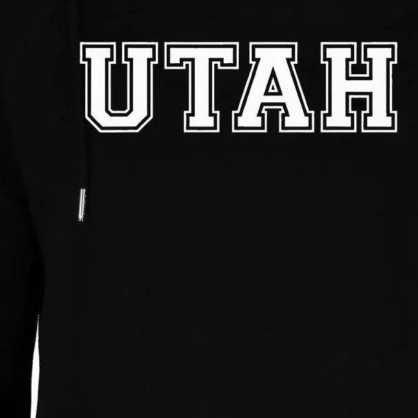 College U.N.I.V.E.R.S.I.T.Y Style Utah Sport Womens Funnel Neck Pullover Hood