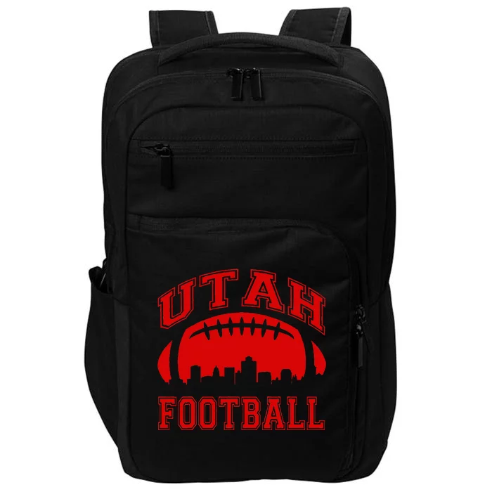 College University Style Utah Football Sports Gift Impact Tech Backpack