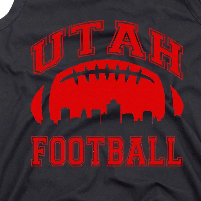 College University Style Utah Football Sports Gift Tank Top