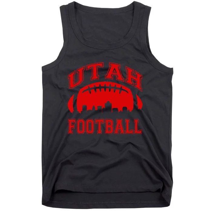 College University Style Utah Football Sports Gift Tank Top