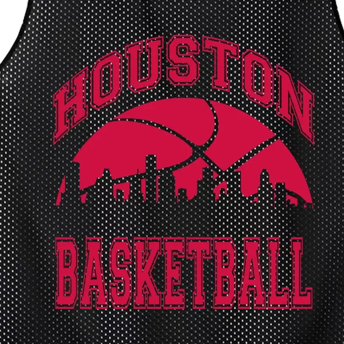 College University style Houston Texas Basketball Sports Fan Mesh Reversible Basketball Jersey Tank