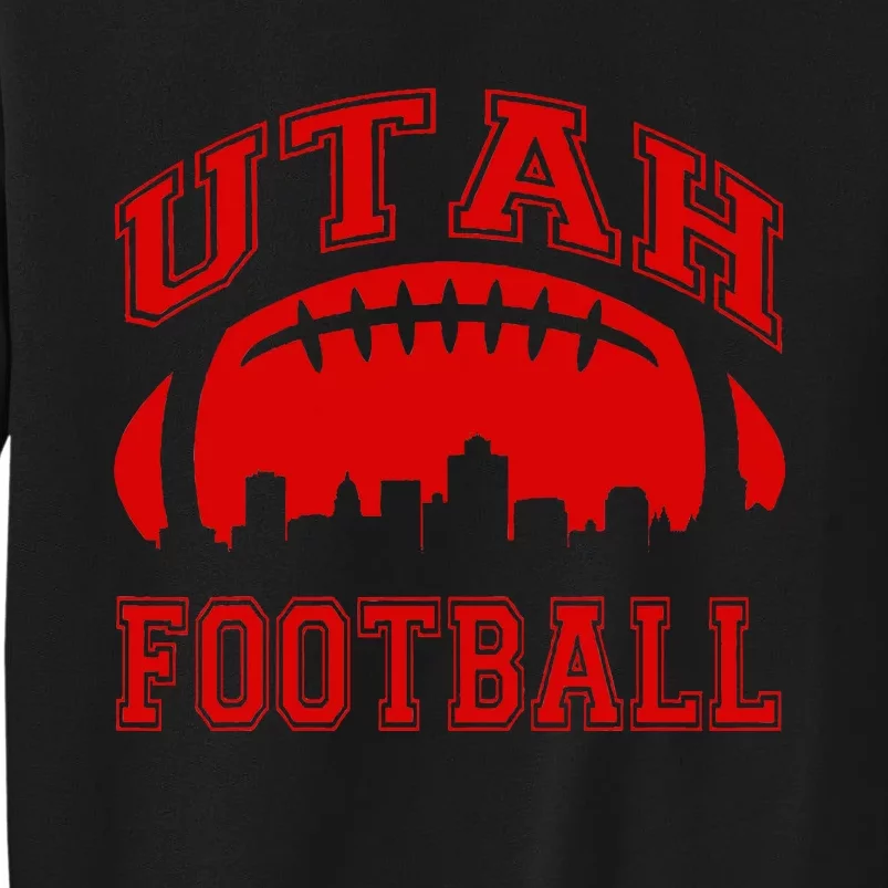 College University style Utah Football Sports Gift Tall Sweatshirt