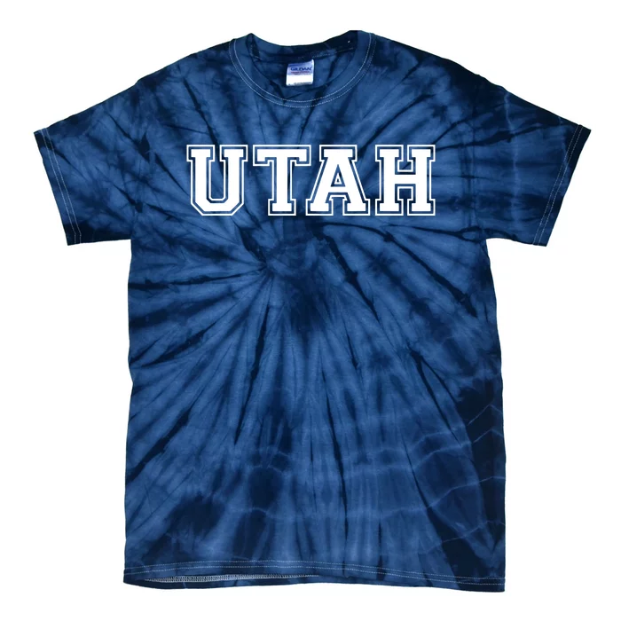 College University Style Utah Sport Gift Tie-Dye T-Shirt