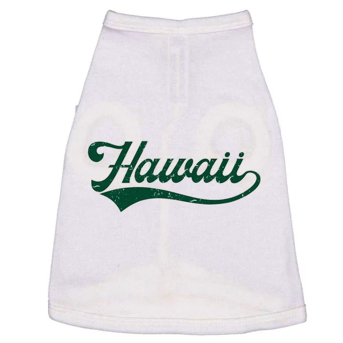 College University Style Hawaii Baseball Sport Doggie Tank